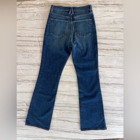 SLVRLAKE Denim Charlotte High Rise Boot Cut Jeans in Atlantic City Wash Size 28 - Picture 3 of 6